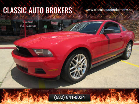 2010 Ford Mustang for sale at Classic Auto Brokers in Haltom City TX