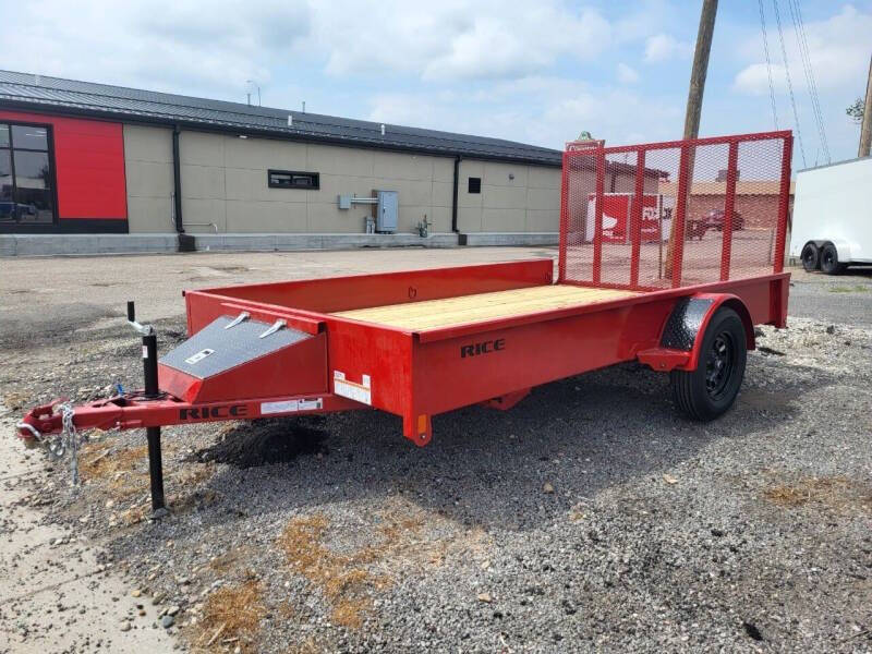 2024 Rice Trailers 82X12 UTILITY