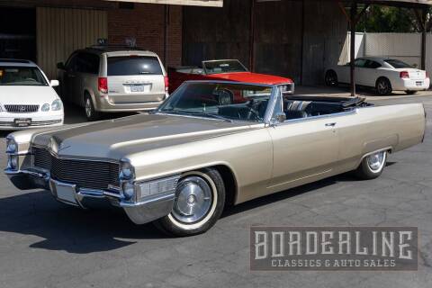 1965 Cadillac DeVille for sale at Borderline Classics & Auto Sales - CLASSICS FOR SALE in Dinuba CA