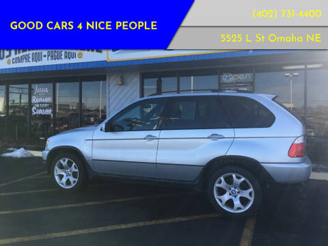 2001 BMW X5 for sale at Good Cars 4 Nice People in Omaha NE