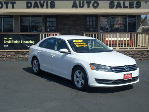 2012 Volkswagen Passat for sale at Scott Davis Auto Sales in Turlock CA