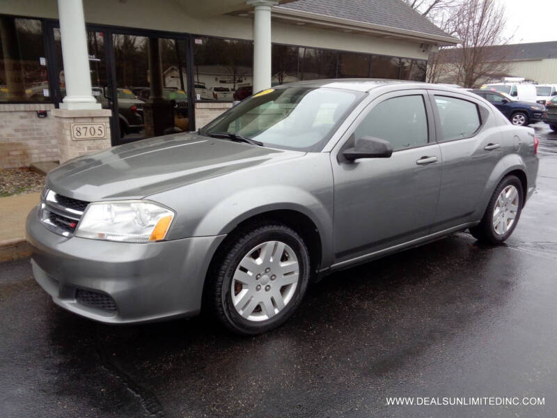 2013 Dodge Avenger for sale at DEALS UNLIMITED INC in Portage MI