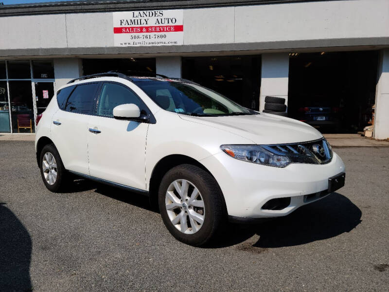 2012 Nissan Murano for sale at Landes Family Auto Sales in Attleboro MA