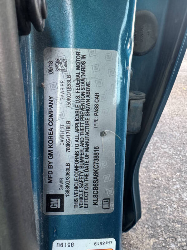 2019 Chevrolet Spark LS CVT