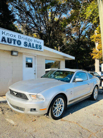 2012 Ford Mustang for sale at Knox Bridge Hwy Auto Sales in Canton GA