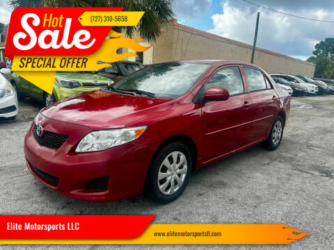 2010 Toyota Corolla for sale at Elite Motorsports LLC in Saint Petersburg FL