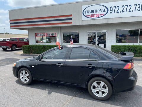 2009 Mitsubishi Lancer for sale at Traditional Autos in Dallas TX