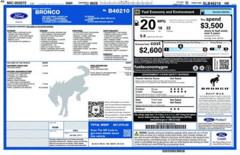 2025 Ford Bronco Big Bend