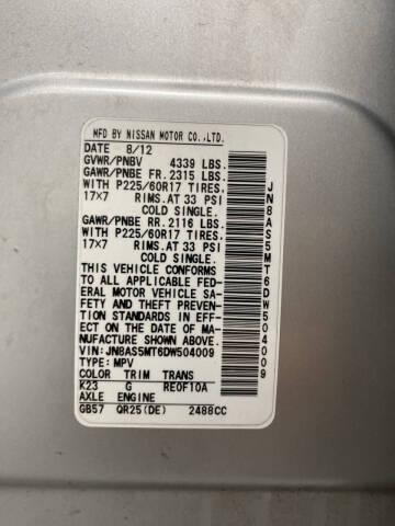 2013 Nissan Rogue SV