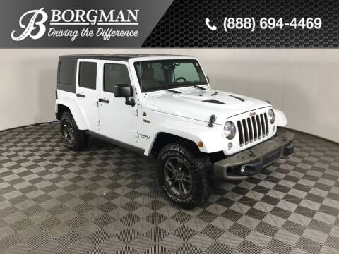 2017 Jeep Wrangler Unlimited for sale at Everyone's Financed At Borgman - BORGMAN OF HOLLAND LLC in Holland MI