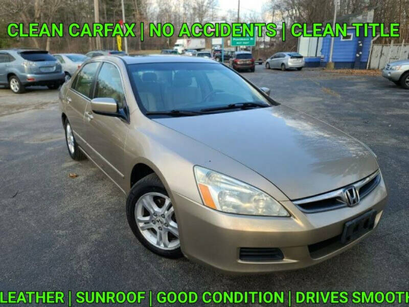 2006 Honda Accord for sale at Mass Motor Auto LLC in Millbury MA