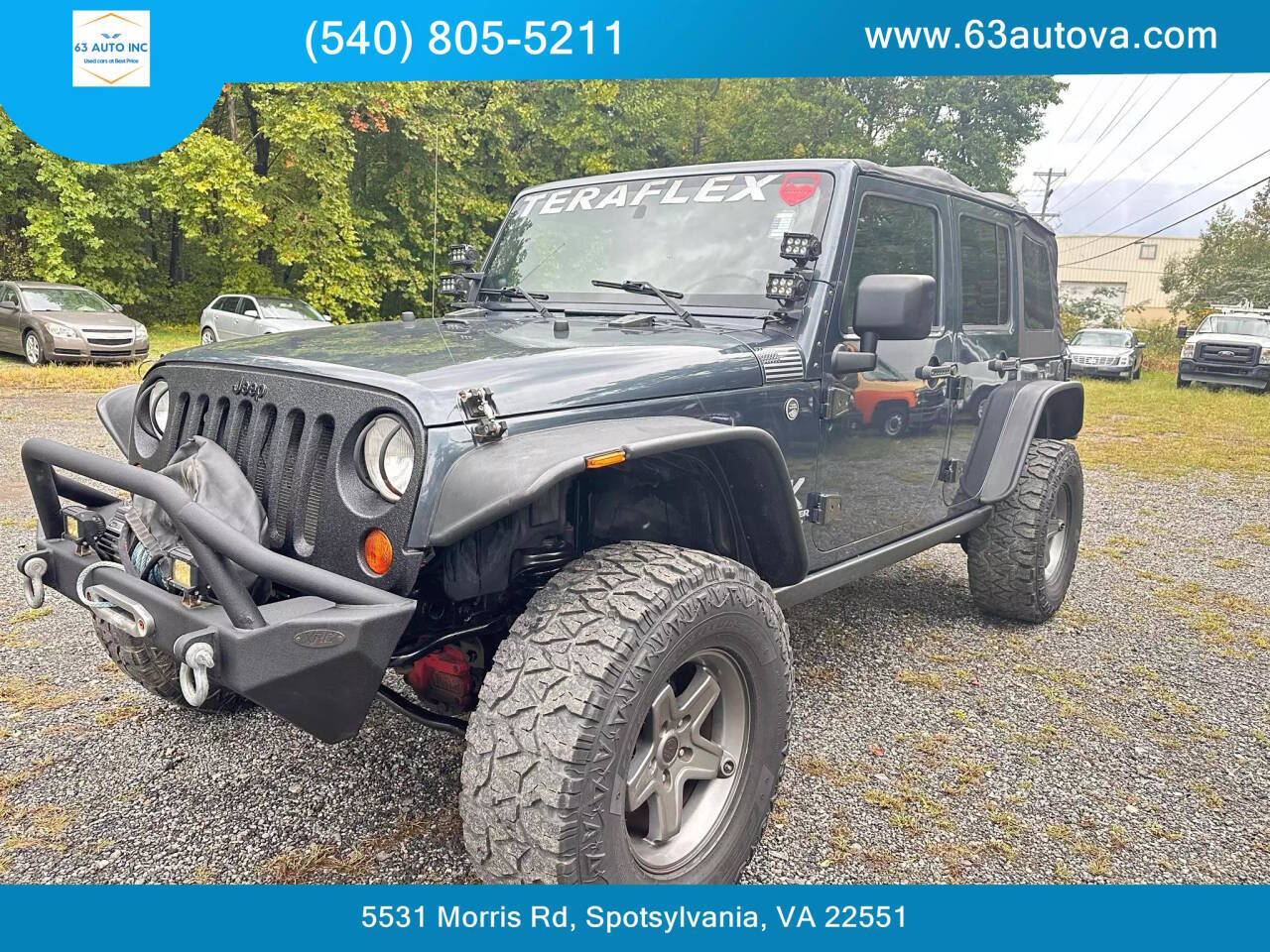 2008 Jeep Wrangler Unlimited for sale at 63 Auto Inc in Spotsylvania, VA