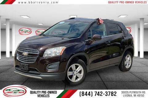 2016 Chevrolet Trax for sale at Best Bet Auto in Livonia MI
