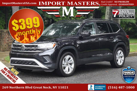 2021 Volkswagen Atlas for sale at Import Masters in Great Neck NY