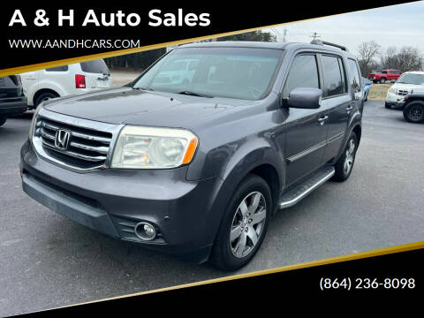 2015 Honda Pilot for sale at A & H Auto Sales in Greenville SC