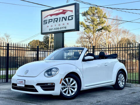 2018 Volkswagen Beetle Convertible for sale at Spring Motors in Spring TX