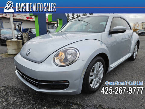 2014 Volkswagen Beetle for sale at BAYSIDE AUTO SALES in Everett WA