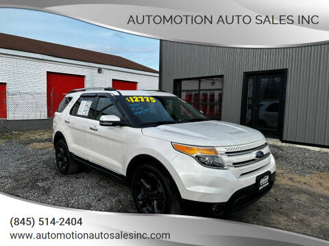 2013 Ford Explorer for sale at Automotion Auto Sales Inc in Kingston NY