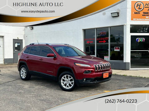 2014 Jeep Cherokee for sale at HIGHLINE AUTO LLC in Kenosha WI