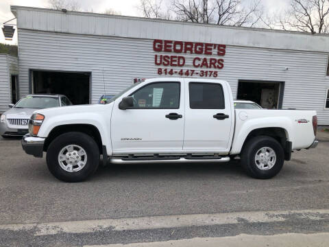2005 GMC Canyon for sale at George's Used Cars Inc in Orbisonia PA