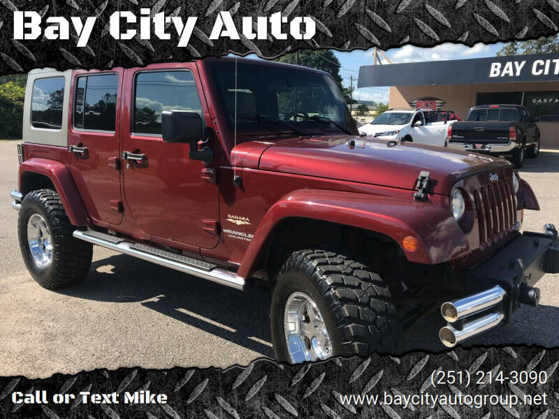 2008 Jeep Wrangler Unlimited for sale at Bay City Auto's in Mobile AL