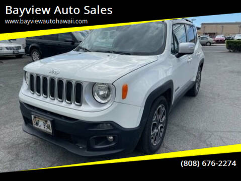 2016 Jeep Renegade for sale at Bayview Auto Sales in Waipahu HI