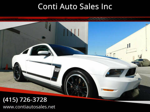 2012 Ford Mustang for sale at Conti Auto Sales Inc in Burlingame CA