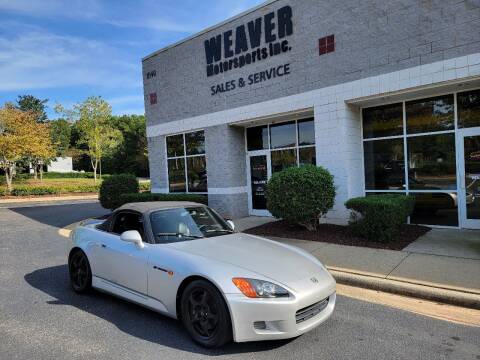2002 Honda S2000 for sale at Weaver Motorsports Inc in Cary NC