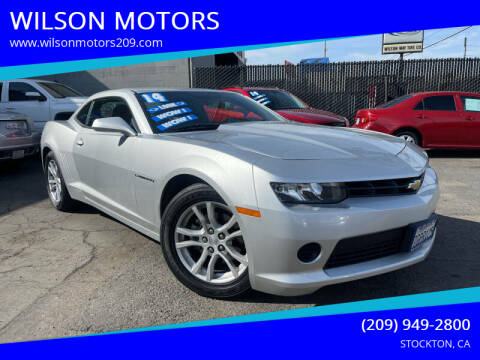 2014 Chevrolet Camaro for sale at WILSON MOTORS in Stockton CA