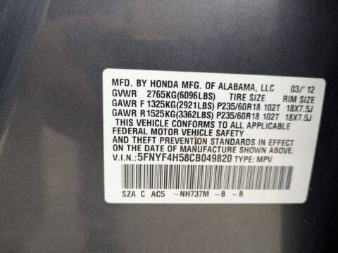 2012 Honda Pilot EX-L
