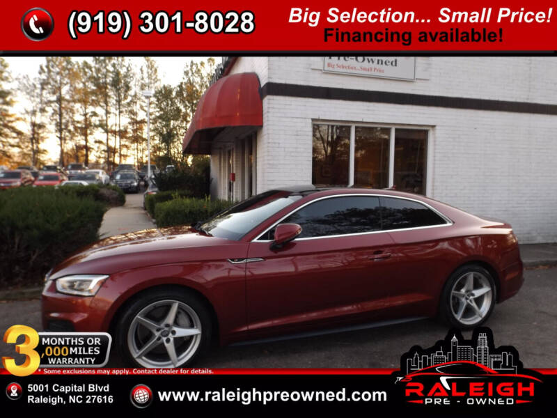 2018 Audi A5 for sale at Raleigh Pre-Owned in Raleigh NC
