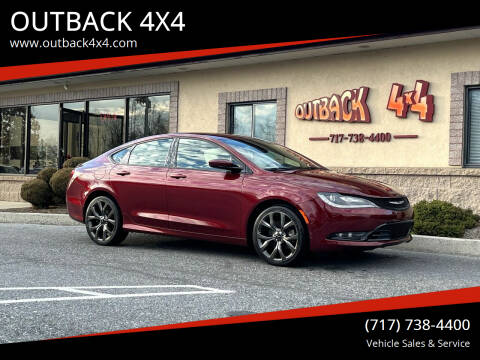 2015 Chrysler 200 for sale at OUTBACK 4X4 in Ephrata PA