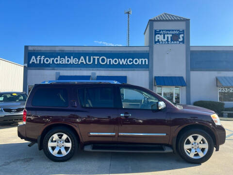 2014 Nissan Armada for sale at Affordable Autos in Houma LA