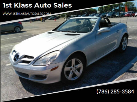 2006 Mercedes-Benz SLK for sale at 1st Klass Auto Sales in Hollywood FL