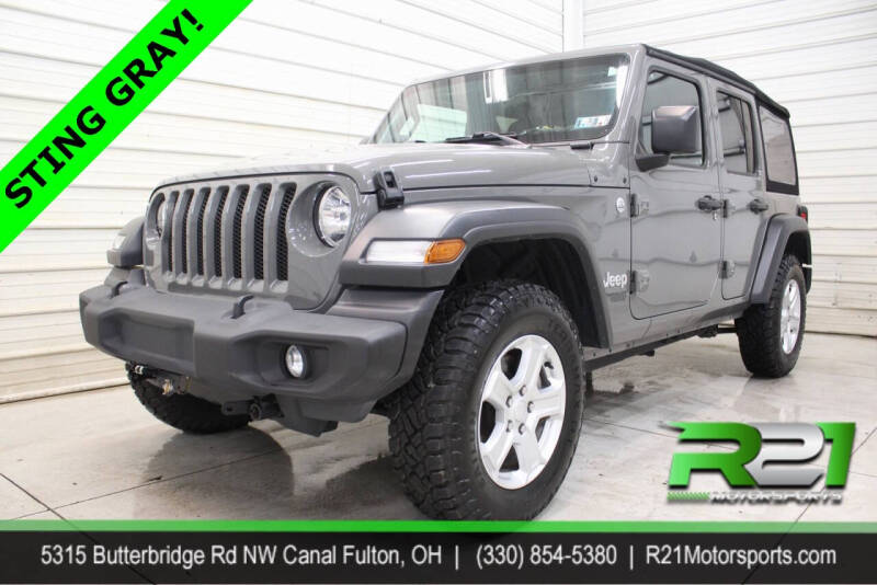 2020 Jeep Wrangler Unlimited for sale at Route 21 Auto Sales in Canal Fulton OH