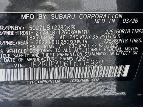 2026 Subaru Outback Premium