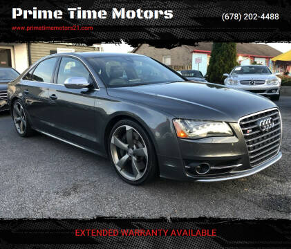 2014 Audi S8 for sale at Prime Time Motors in Marietta GA