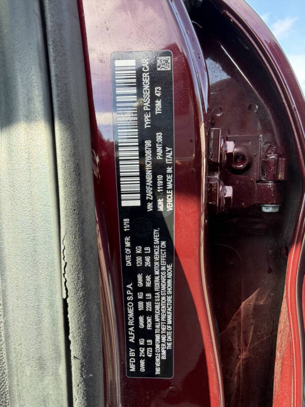 2019 Alfa Romeo Giulia Ti Sport Carbon