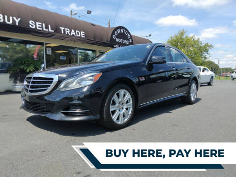 2014 Mercedes-Benz E-Class for sale at DOWNTOWN MOTORS in Macon GA