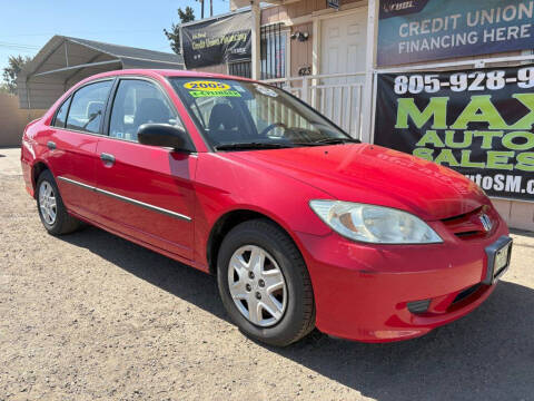 2005 Honda Civic for sale at Max Auto Sales in Santa Maria CA