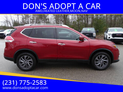 2016 Nissan Rogue for sale at DON'S ADOPT A CAR in Cadillac MI