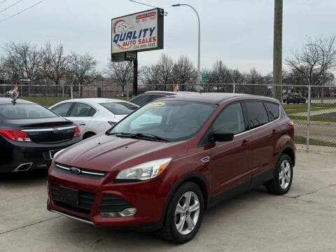 2014 Ford Escape for sale at QUALITY AUTO SALES in Wayne MI