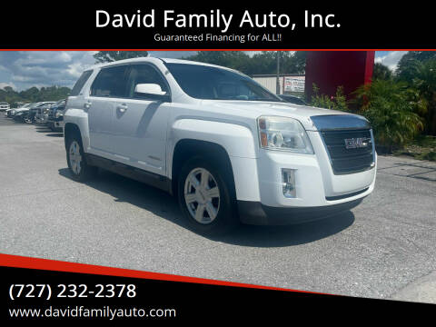 2014 GMC Terrain for sale at David Family Auto, Inc. in New Port Richey FL