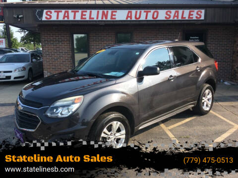 2016 Chevrolet Equinox for sale at Stateline Auto Sales in South Beloit IL