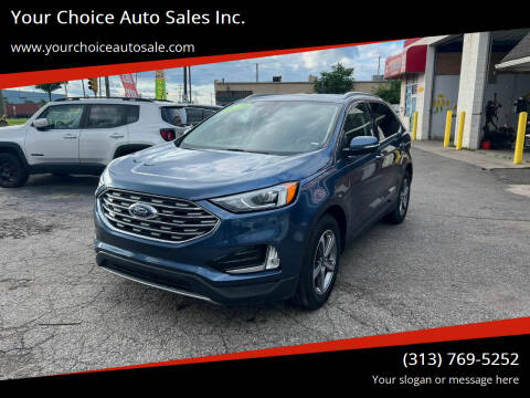 2019 Ford Edge for sale at Your Choice Auto Sales Inc. in Dearborn MI