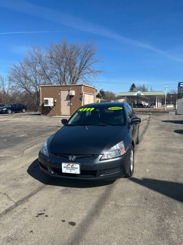 2006 Honda Accord for sale at A to Z Auto Sales LLC in Appleton WI