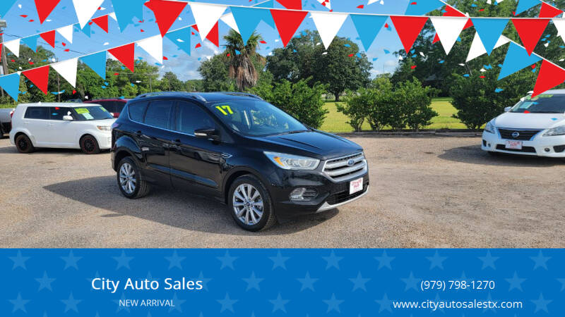 2017 Ford Escape for sale at City Auto Sales in Brazoria TX