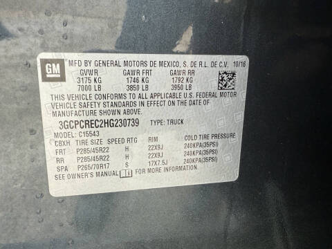 2017 Chevrolet Silverado 1500 LT