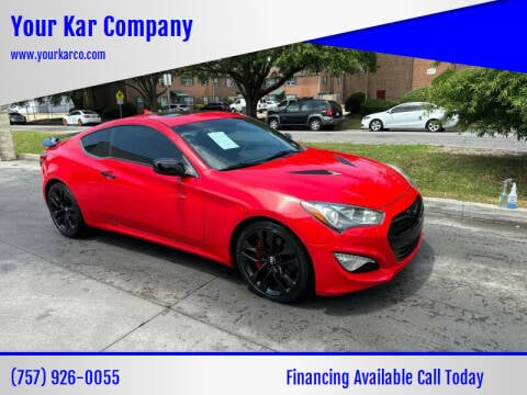 2015 Hyundai Genesis Coupe for sale at Your Kar Company in Norfolk VA