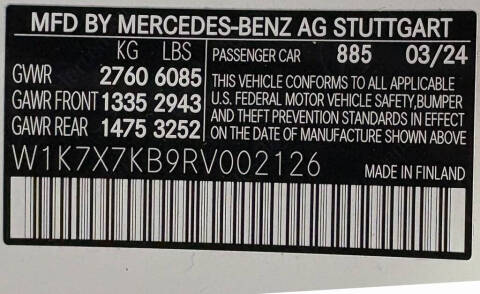 2024 Mercedes-Benz AMG GT 63 S E Performance